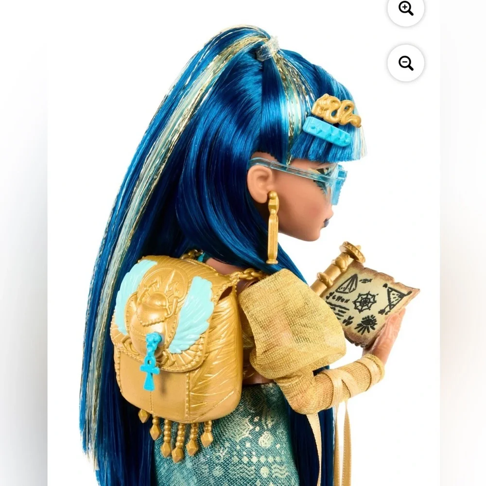 🐍Monster High Cleo De Nile Doll w/ Hissette Cobra & Accessories New Collectible - Picture 5 of 10